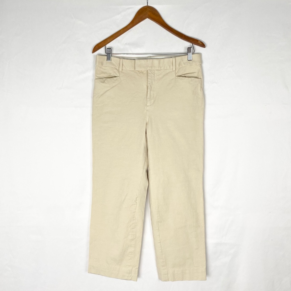 Banana‎ Republic Straight Sloan Pant Khaki High Rise Trouser Size 10